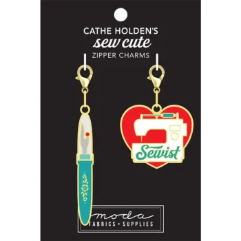 Cathe Holden’s Sew Cute Zipper Charms – Unpicker & Heart