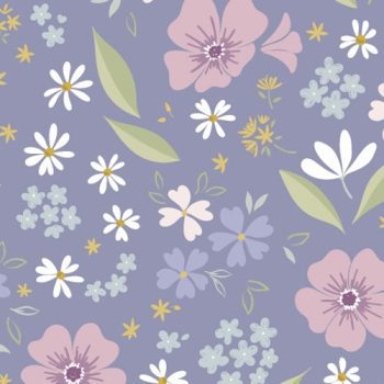 Floral Song – CC32-3 Floral Art Lavender Blue