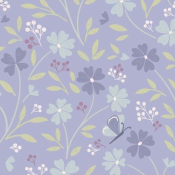 Floral Song – CC33-3 Little Blossom Lavender Blue